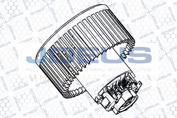 Jdeus BL0230004 - Вентилятор салону autocars.com.ua