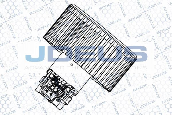 Jdeus BL0230005 - Вентилятор салону autocars.com.ua