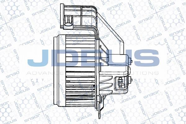 Jdeus BL0230007 - Вентилятор салону autocars.com.ua