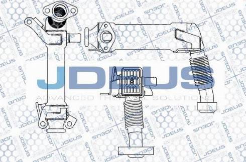 Jdeus EG005006C - Радіатор, рециркуляція ОГ autocars.com.ua