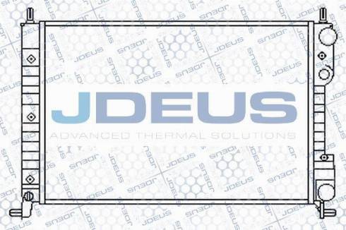 Jdeus M-0190290 - Радіатор, охолодження двигуна autocars.com.ua