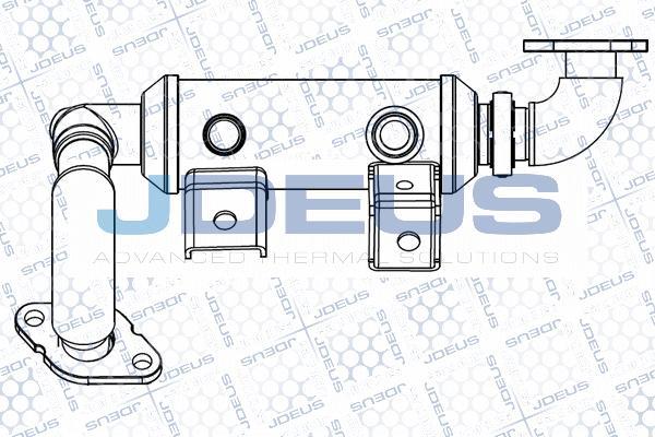 Jdeus EG012020C - Радіатор, рециркуляція ОГ autocars.com.ua