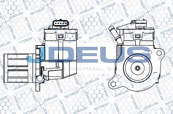 Jdeus EG017005V - Клапан повернення ОГ autocars.com.ua