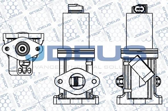 Jdeus EG054001V - Клапан возврата ОГ autodnr.net