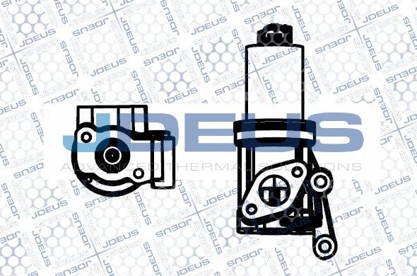 Jdeus EG054003V - Клапан повернення ОГ autocars.com.ua