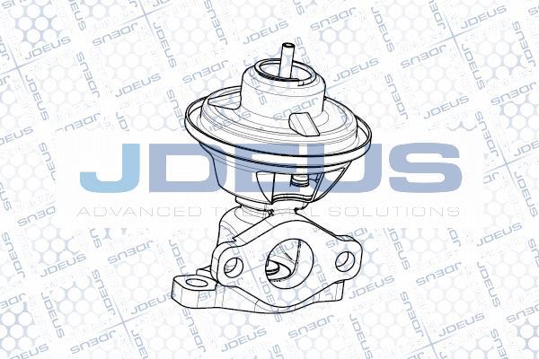 Jdeus EG054004V - Клапан повернення ОГ autocars.com.ua