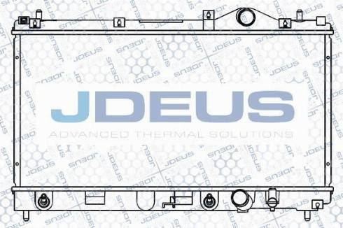 Jdeus EV0070312 - Вентилятор, охолодження двигуна autocars.com.ua