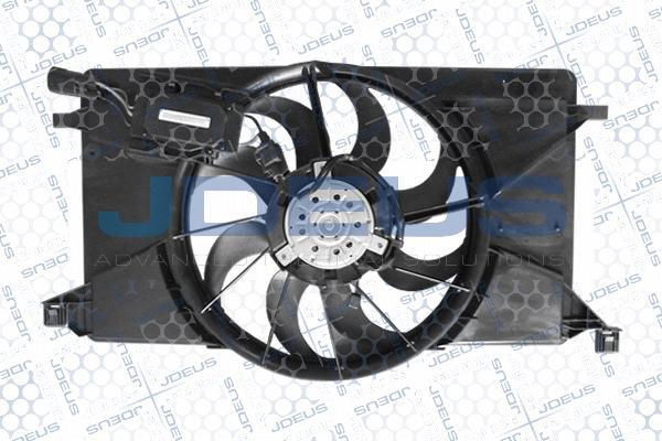 Jdeus EV0120380 - Вентилятор, охолодження двигуна autocars.com.ua