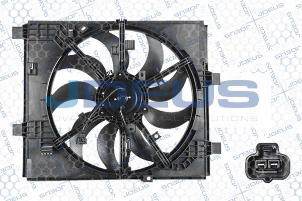 Jdeus EV0190440 - Вентилятор, охолодження двигуна autocars.com.ua