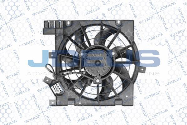 Jdeus EV0200960 - Вентилятор, охолодження двигуна autocars.com.ua
