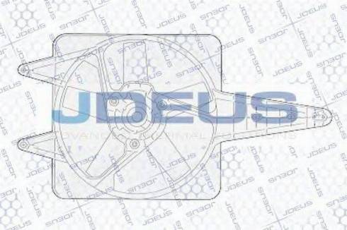 Jdeus EV02248 - Вентилятор, охолодження двигуна autocars.com.ua
