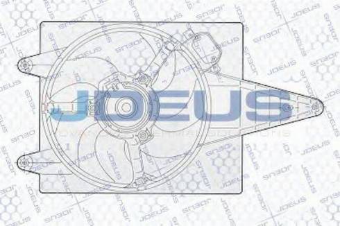 Jdeus EV02271 - Вентилятор, охолодження двигуна autocars.com.ua