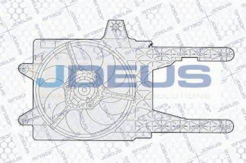 Jdeus EV02282 - Вентилятор, охолодження двигуна autocars.com.ua