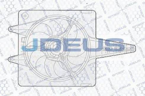 Jdeus EV02293 - Вентилятор, охолодження двигуна autocars.com.ua