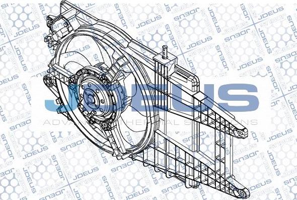 Jdeus EV0360140 - Вентилятор, охолодження двигуна autocars.com.ua