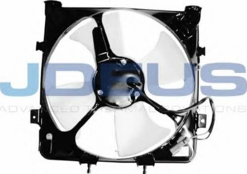Jdeus EV130031 - Вентилятор, конденсатор кондиціонера autocars.com.ua