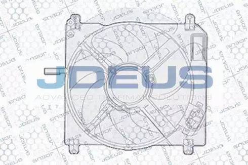 Jdeus EV816800 - Вентилятор, охолодження двигуна autocars.com.ua