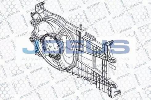 Jdeus EV820400 - Вентилятор, охолодження двигуна autocars.com.ua