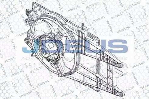 Jdeus EV823700 - Вентилятор, охолодження двигуна autocars.com.ua