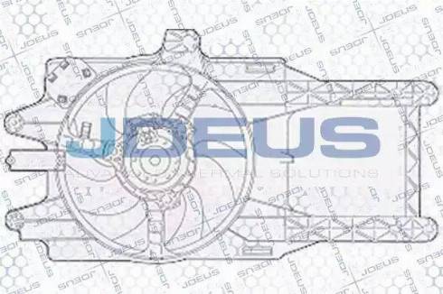 Jdeus EV835300 - Вентилятор, охолодження двигуна autocars.com.ua