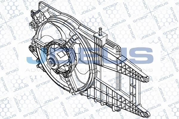 Jdeus EV848200 - Вентилятор, охолодження двигуна autocars.com.ua