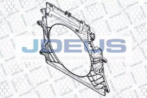 Jdeus EV866960 - Кронштейн, вентилятор радіатора autocars.com.ua