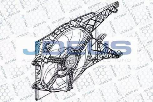 Jdeus EV877600 - Вентилятор, охолодження двигуна autocars.com.ua