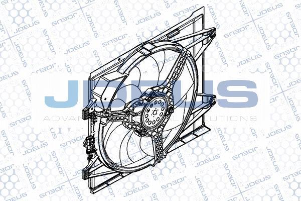 Jdeus EV879410 - Вентилятор, охолодження двигуна autocars.com.ua