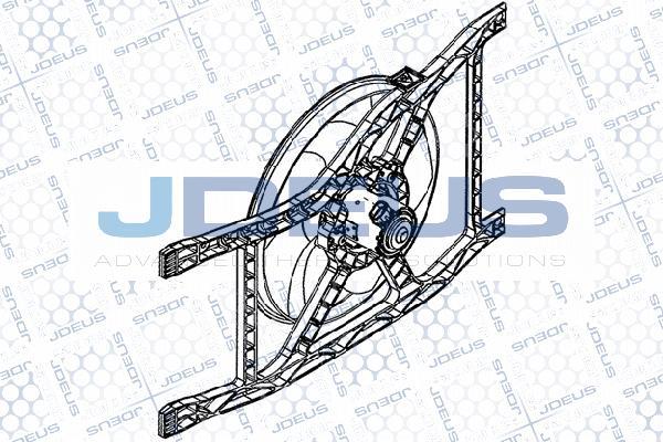 Jdeus EV879610 - Вентилятор, охолодження двигуна autocars.com.ua