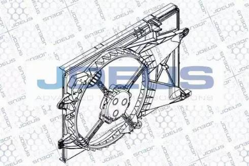 Jdeus EV893000 - Вентилятор, охолодження двигуна autocars.com.ua