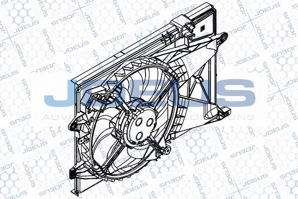 Jdeus EV893600 - Вентилятор, охолодження двигуна autocars.com.ua