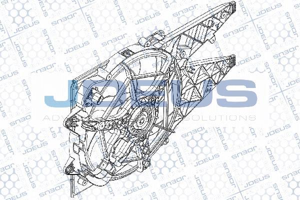 Jdeus EV896000 - Вентилятор, охолодження двигуна autocars.com.ua