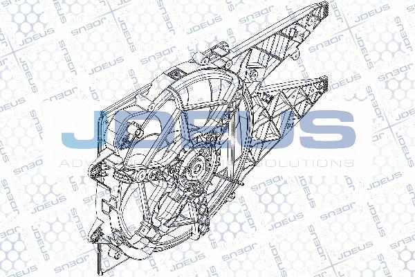 Jdeus EV896200 - Вентилятор, охолодження двигуна autocars.com.ua