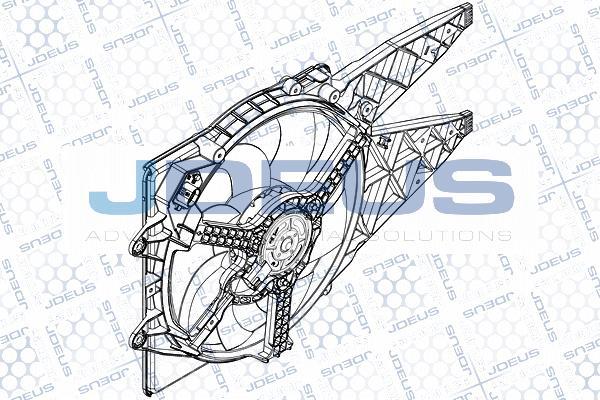 Jdeus EV897400 - Вентилятор, охлаждение двигателя autodnr.net