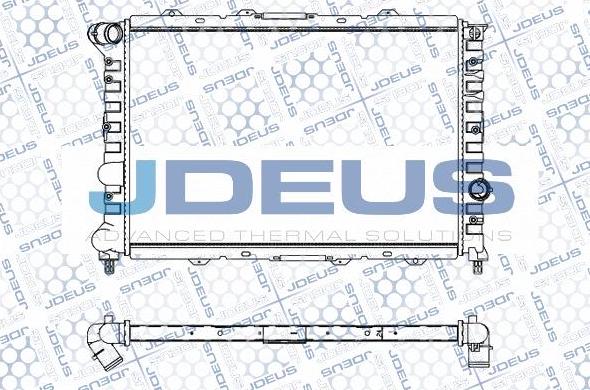 Jdeus M-0000010 - Радіатор, охолодження двигуна autocars.com.ua