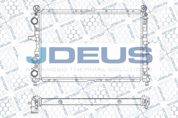 Jdeus M-0000090 - Радіатор, охолодження двигуна autocars.com.ua