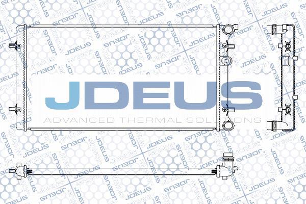 Jdeus M-0010190 - Радіатор, охолодження двигуна autocars.com.ua