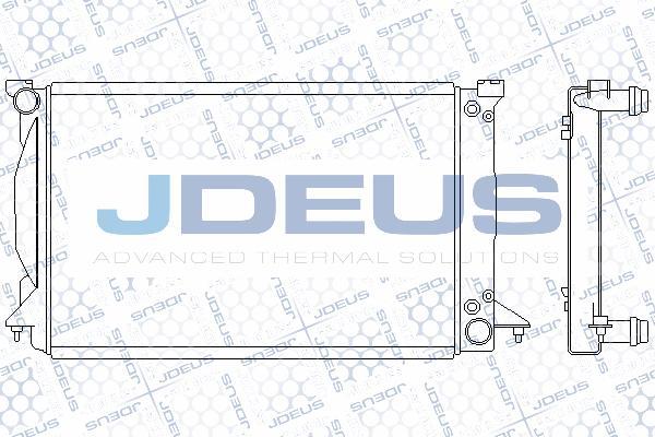 Jdeus M-0010210 - Радіатор, охолодження двигуна autocars.com.ua