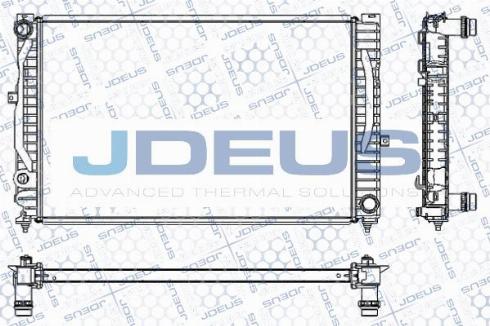 Jdeus M-0010230 - Радіатор, охолодження двигуна autocars.com.ua