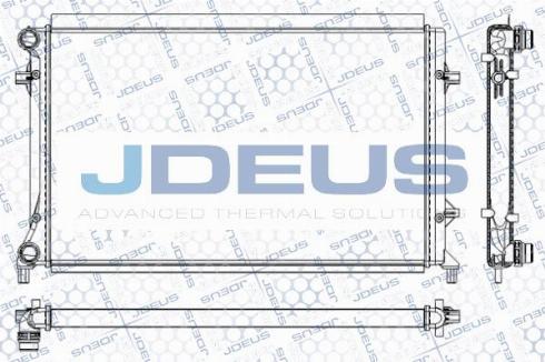 Jdeus M-0010311 - Радіатор, охолодження двигуна autocars.com.ua