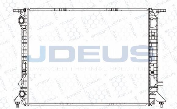 Jdeus M-0010430 - Радіатор, охолодження двигуна autocars.com.ua