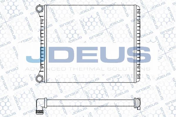 Jdeus M-001067A - Радіатор, охолодження двигуна autocars.com.ua