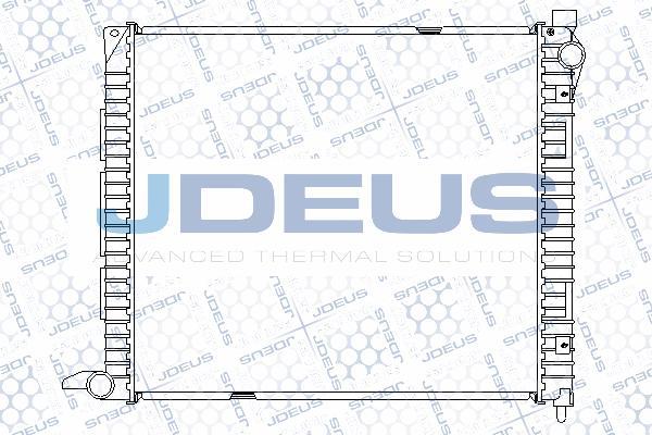 Jdeus M-0020170 - Радіатор, охолодження двигуна autocars.com.ua