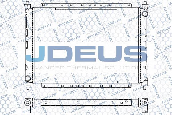 Jdeus M-0020271 - Радіатор, охолодження двигуна autocars.com.ua