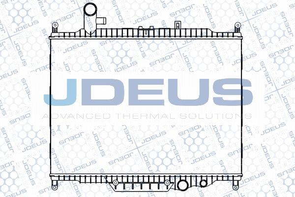 Jdeus M-002039A - Радіатор, охолодження двигуна autocars.com.ua