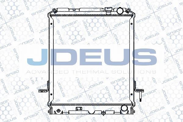Jdeus M-0040020 - Радіатор, охолодження двигуна autocars.com.ua