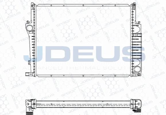 Jdeus M-0050150 - Радіатор, охолодження двигуна autocars.com.ua