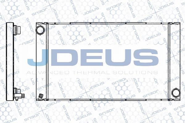 Jdeus M-005023A - Радіатор, охолодження двигуна autocars.com.ua