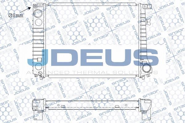 Jdeus M-0050350 - Радіатор, охолодження двигуна autocars.com.ua