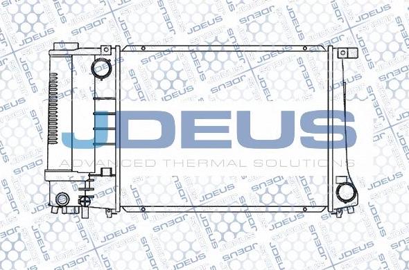 Jdeus M-0050570 - Радіатор, охолодження двигуна autocars.com.ua